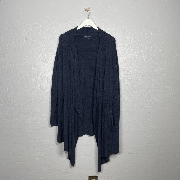 Barefoot Dreams Women Plus Size 2XL Navy Blue CozyChic Lite Island Wrap Cardigan - Picture 1 of 11